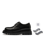 MADEN Workwear Collection Casual Leather Shoes Unisex Black Fall Winter