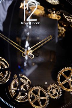 Настенные часы TD5201 Black Montre Teona Decor