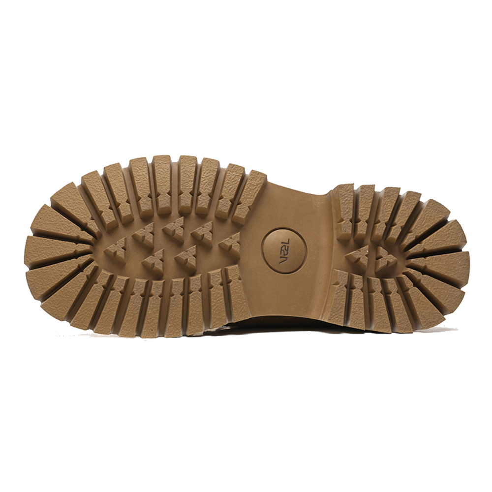 VAEL Work Boots Men"s High top Yellow/Gray/Brown