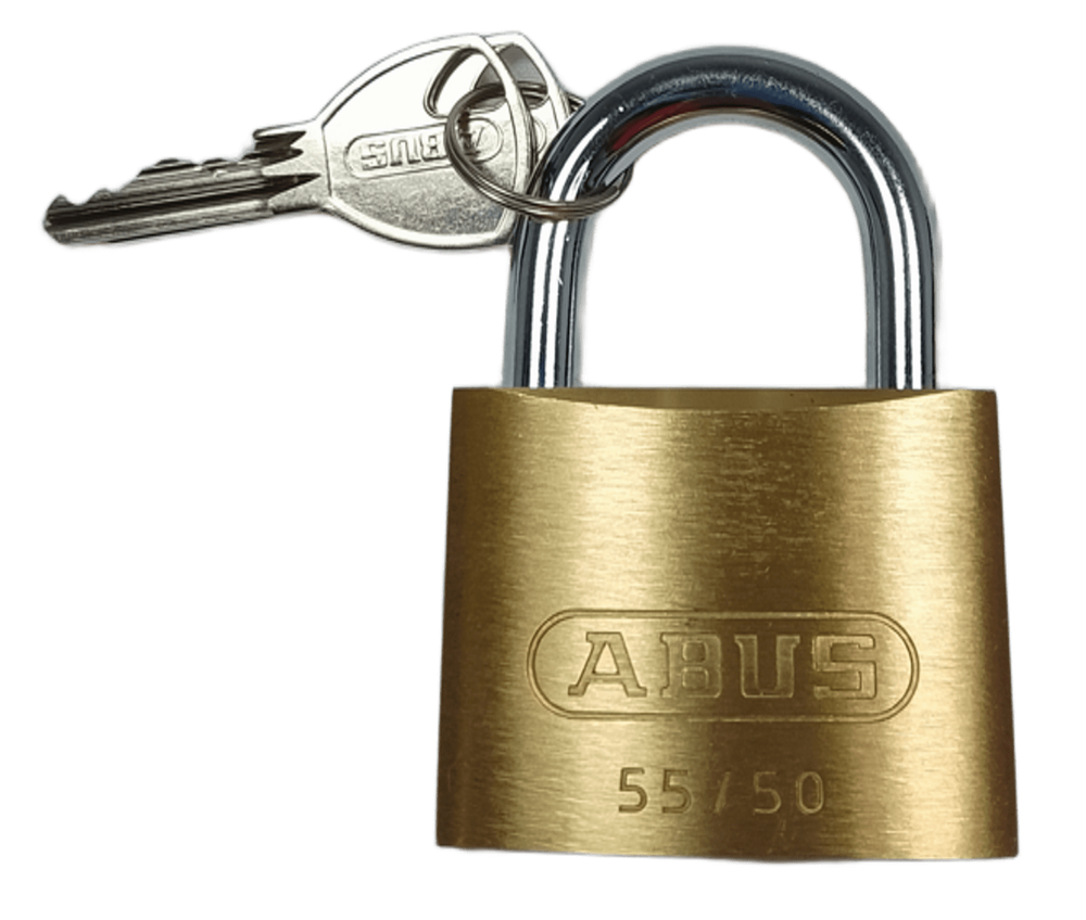 Навесной замок ABUS 55/50 латунь