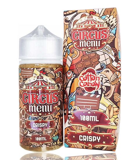 Жидкость Cotton Candy CIRCUS MENU (100 мл, 0 мг) Crispy