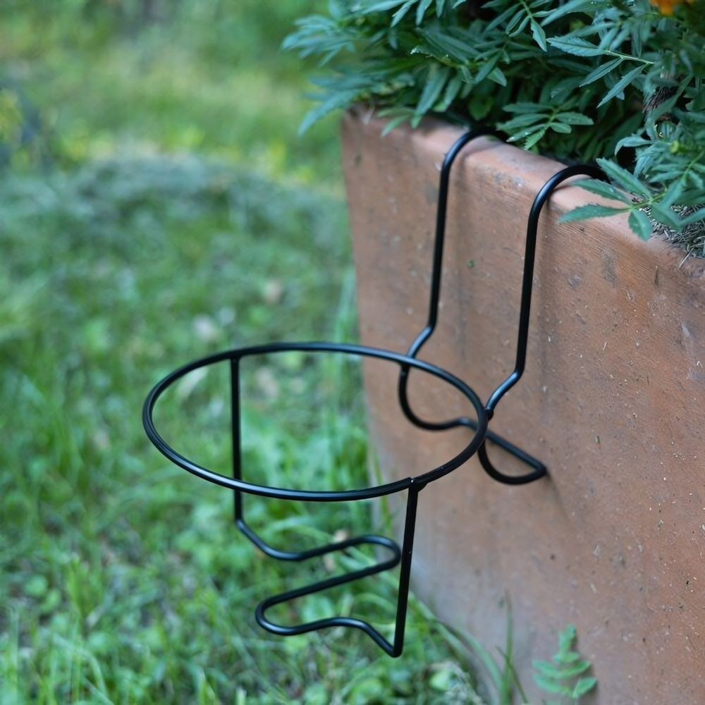 Подставка для цветов навесная на 1 горшок D16,5 металл М0000394