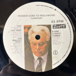 Винтажная виниловая пластинка LP Frankie Goes To Hollywood Two Tribes (Annihilation) (USA 1984) 45 Оборотов