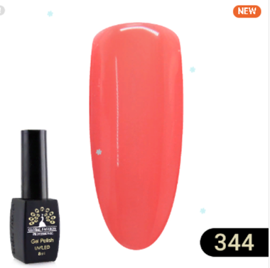 ГЕЛЬ ЛАК BLACK ELITE 344, GLOBAL FASHION 8 МЛ