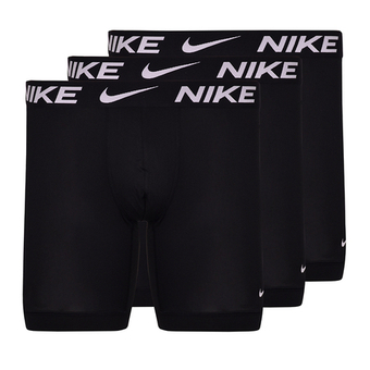 Мужские спортивные боксеры Nike Boxer Brief Long 3P - черный