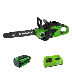 Аккумуляторная цепная пила Greenworks GD40CS18K8 (1 x 8 Ач, Быстрое ЗУ) 2005807U8F