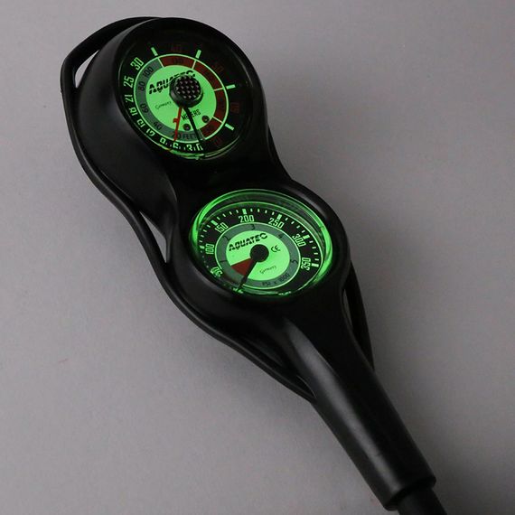 Консоль двухприборная Aquatec Compact (манометр 350 бар + глубиномер)