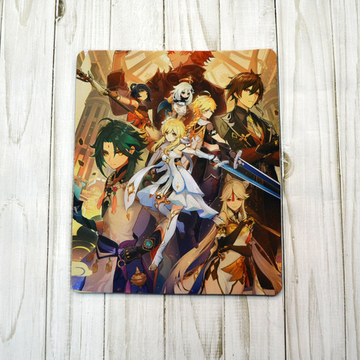 Коврик для мыши "Genshin Impact / Геншин - общее с сестрой"