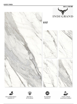 Керамогранит glossy №2 60х120, 6157