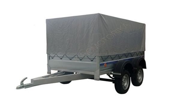 Прицеп Престиж 7135 2.56х1.57 высокий тент 0.8 м ( двухосный )