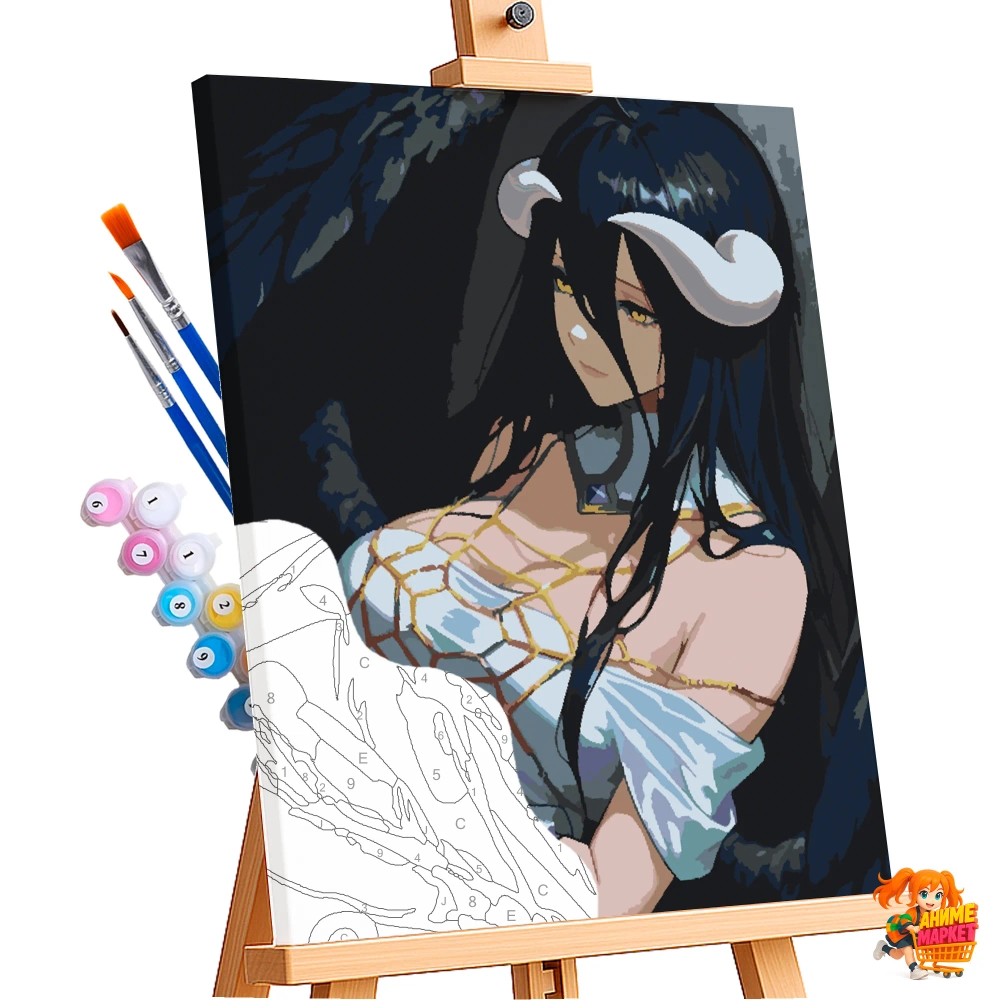 Картина по номерам Overlord Альбедо