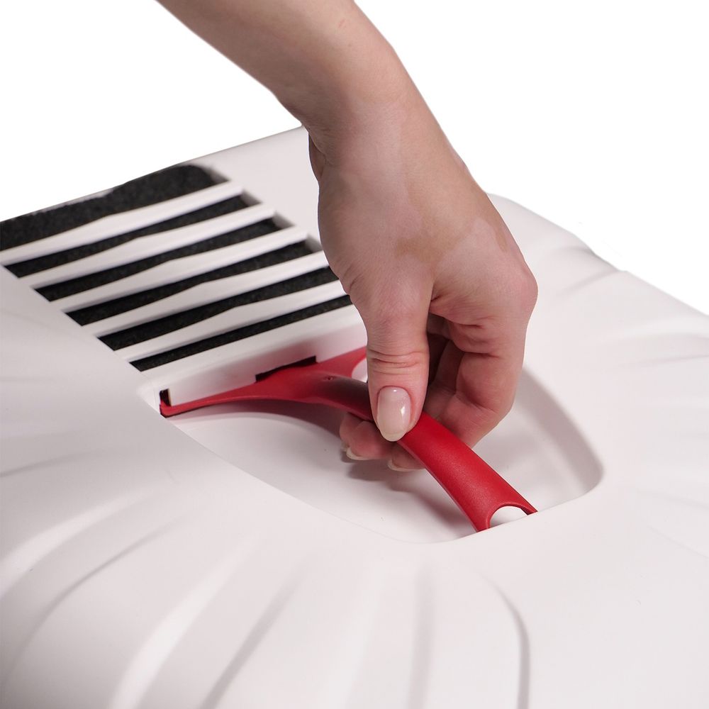 Био-туалет MPS KOMODA 54х39х40h см с совком, красный