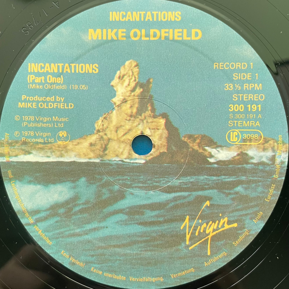Mike Oldfield ‎– Incantations 2LP (Голландия 1978г.)