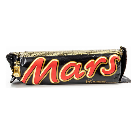 Шоколадный батончик MARS с карамелью и нугой 50 гр
