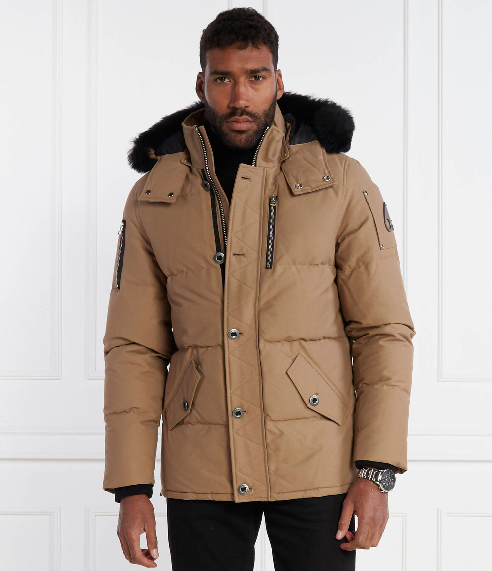 Пуховая куртка Moose Knuckles - коричневый(M32MJ128S)