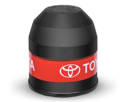 Черный колпачок на шар фаркопа с логотипом Toyota, пластик