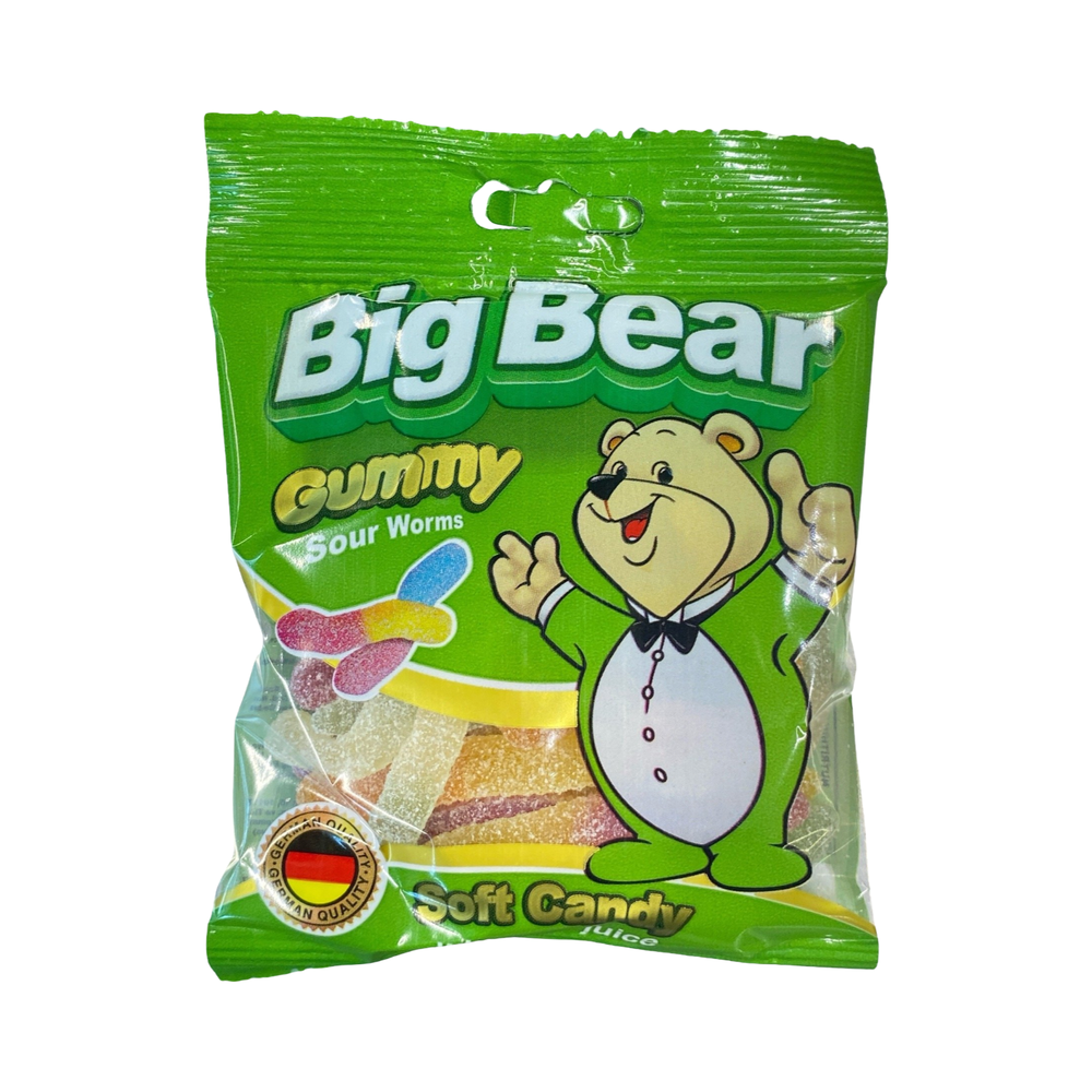 Жевательный мармелад БигБеар кислые червячки 80гр