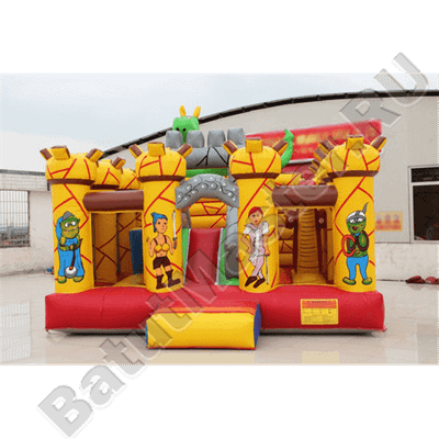Коммерческий надувной батут "Замок дракона"
