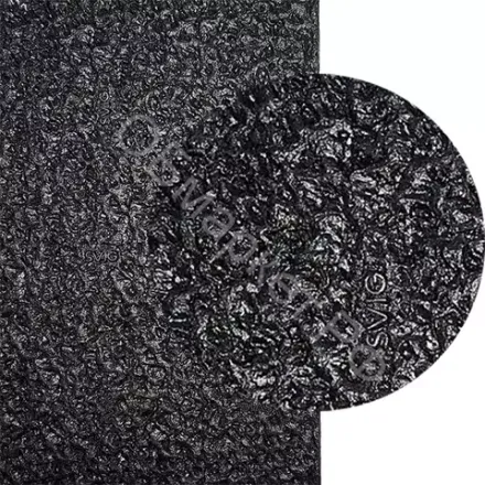 Набойка листовая Svig LA300 Crespone Duplex (жесткий) 6мм (72х62см), чёрный [BK]