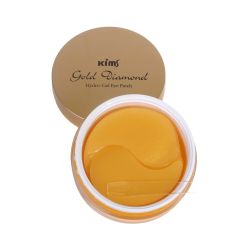 Гидрогелевые золотые патчи Kims Gold Diamond Hydro-Gel Eye Patch (60 шт. в баночке, размер L)