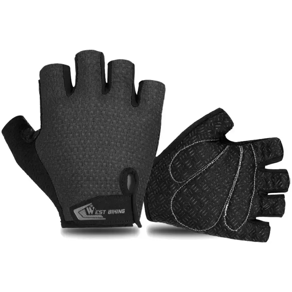 Перчатки велосипедные, короткие West Biking YP0211218 ( размеры M,L,XL)