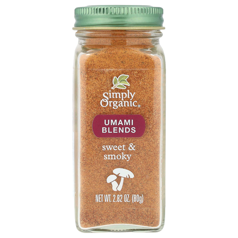 Simply Organic, Umami Blends, Sweet & Smoky, 80 г (2,82 унции)