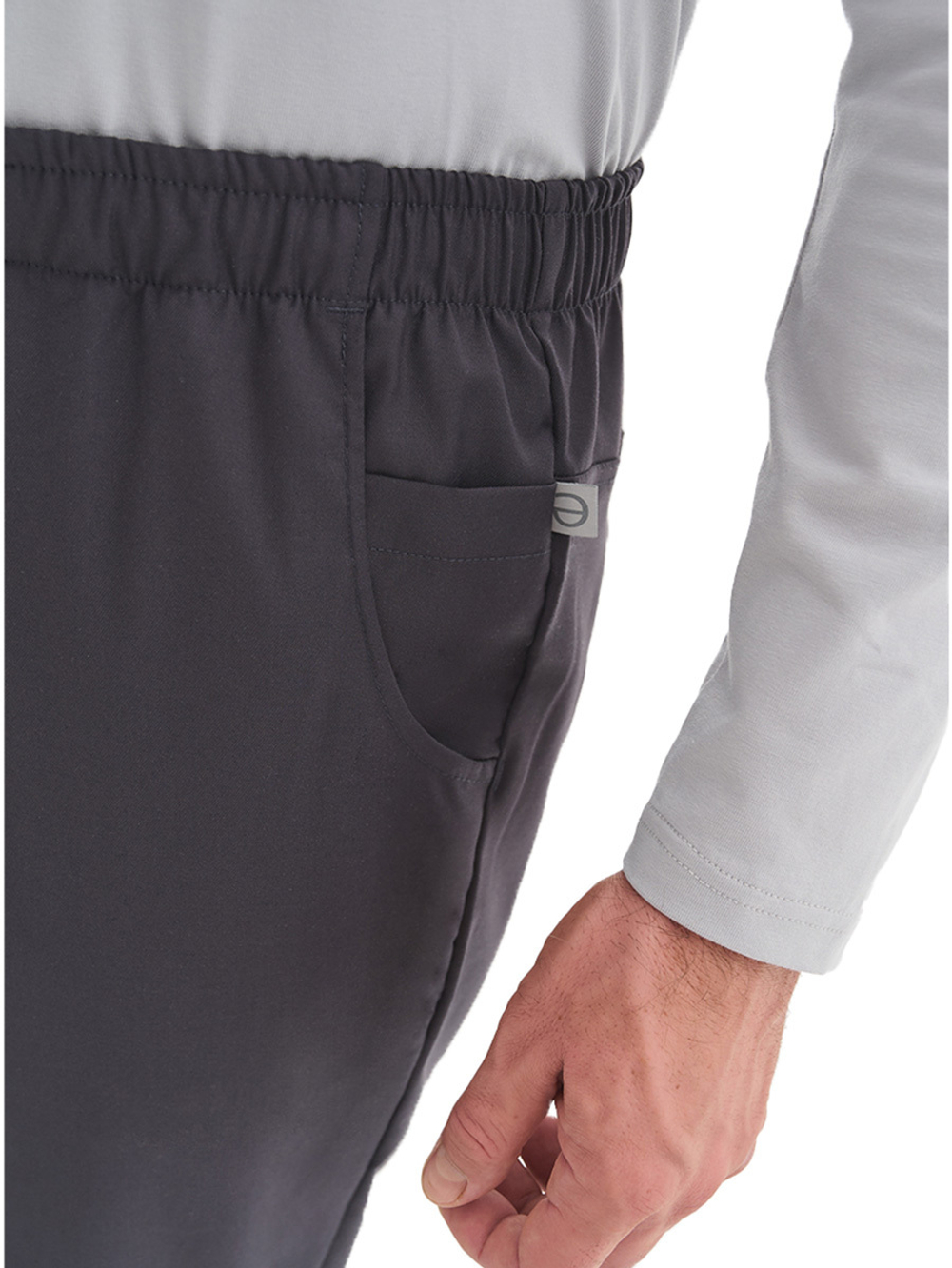 Джоггеры медицинские мужские Тезис TZ628, графит, 50