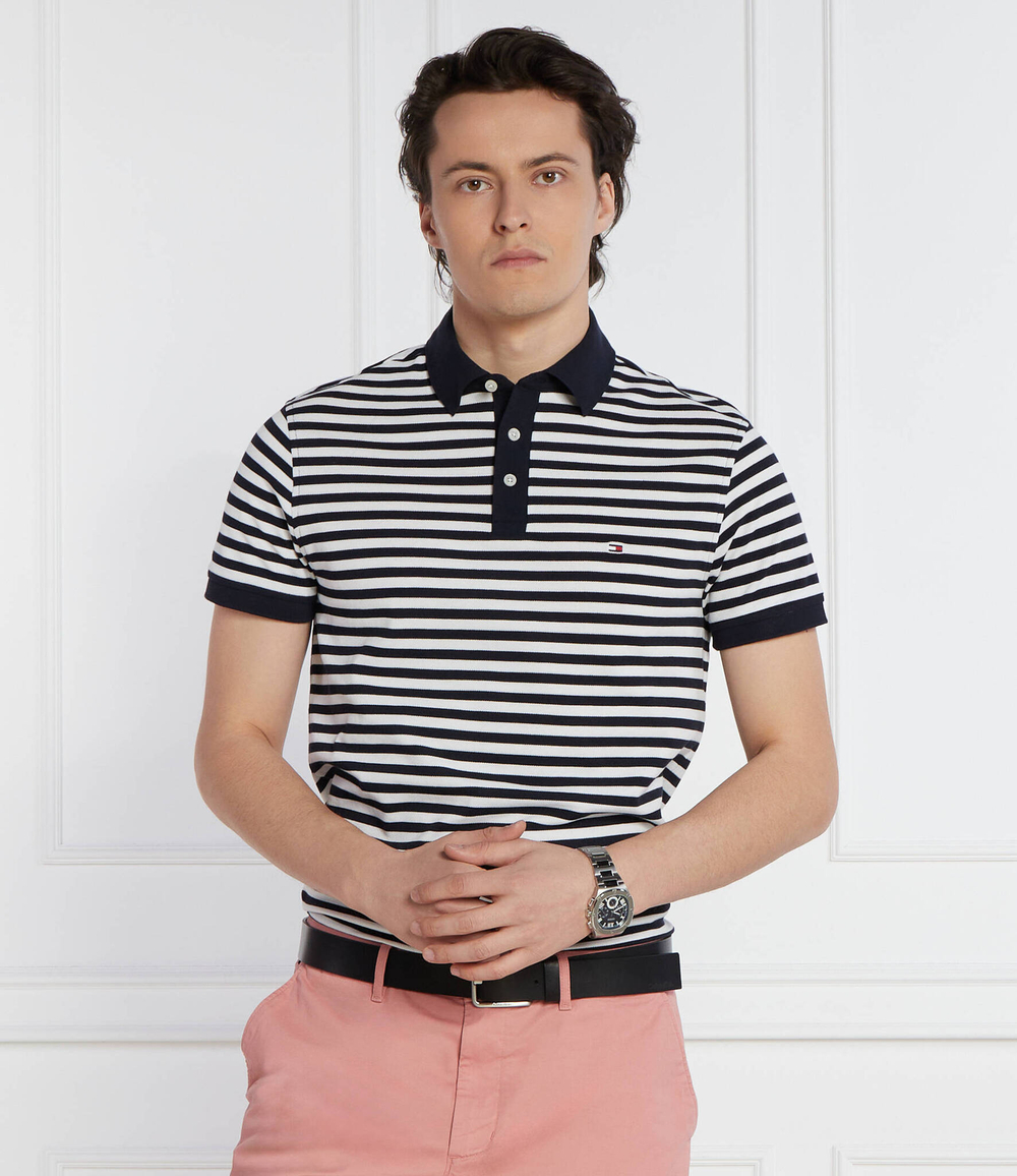 Поло Tommy Hilfiger - темно-синий(MW0MW17771)