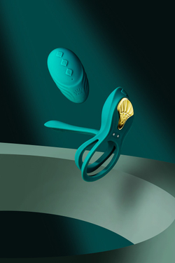 Zalo BAYEK - Эрекционное виброкольцо с пультом