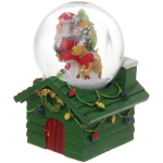 Сувенир Снежный шар «Новогодний дом желаний» 5*7 см, микс