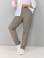 Брюки Б-032/гусинаялапка-коричневая