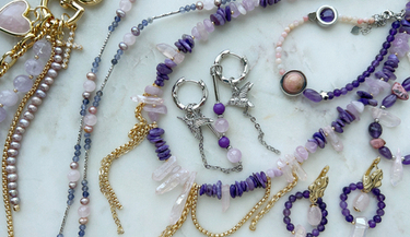 7 идей для украшений - Фиолетовый и розовый