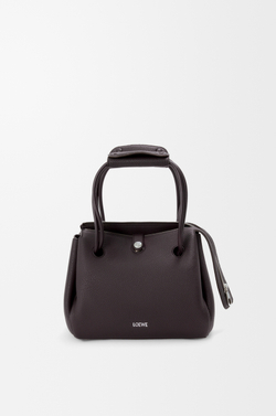 Loewe Маленькая сумка Madrid из мягкой зернистой телячьей кожи, темно-коричневый