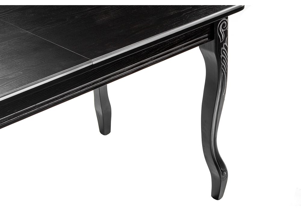 Стол Каллисто 130(180)х84х78 патина серебро