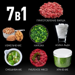 Измельчитель 400 Вт, 2 скор, Polaris, PFC 0408 CordLess, бел