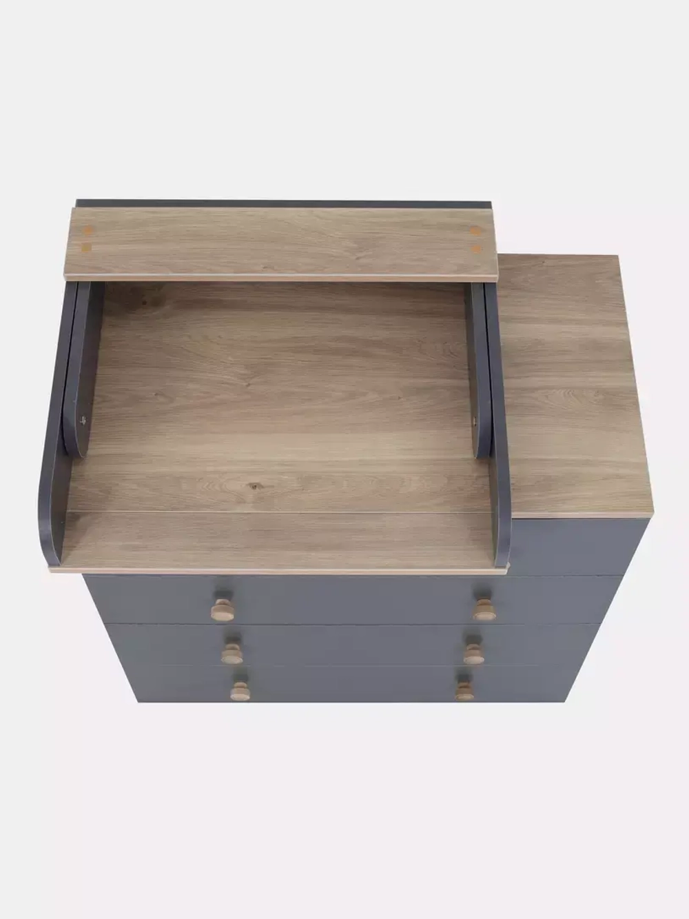 Комод RANT "ELSA PRO" с органайзером 80 см. 4 ящика (арт.125) Moon Grey