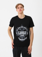 Футболка для САМБО черная мод.5