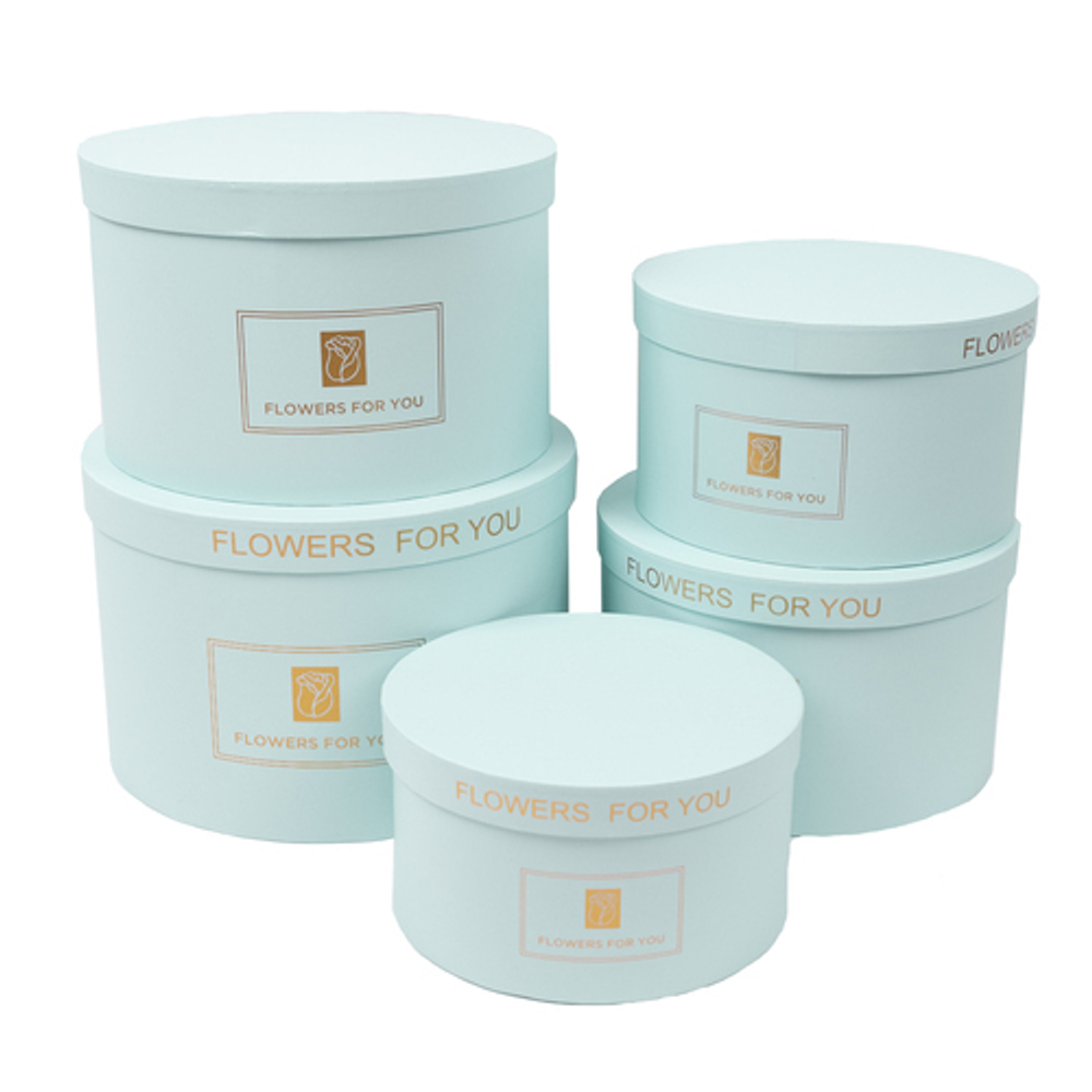 Коробка ШАЙБА С КРЫШКОЙ Flowers 23,5*13