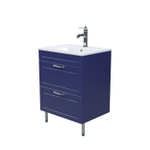 Тумба с умывальником IDDIS Oxford, напольная, 60 см, синий, OXF60N0i95K