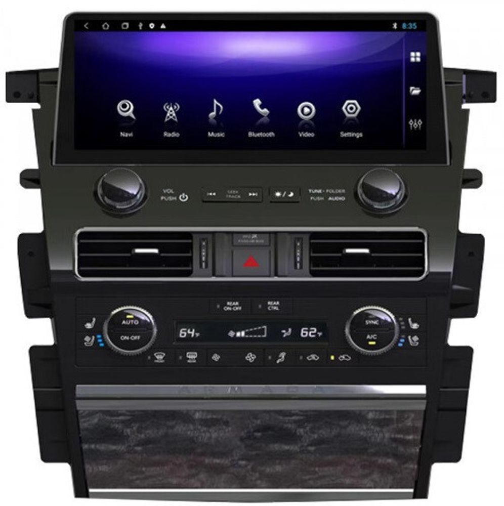 Магнитола Infiniti QX80 2013-2019, QX56 2010-2013 - Parafar PF803L12 монитор 12.3&quot;, Android 12, 6+128Гб, CarPlay, SIM-слот