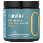 CuraLife, CuraLin улучшенная поддержка уровня глюкозы, 90 капсул