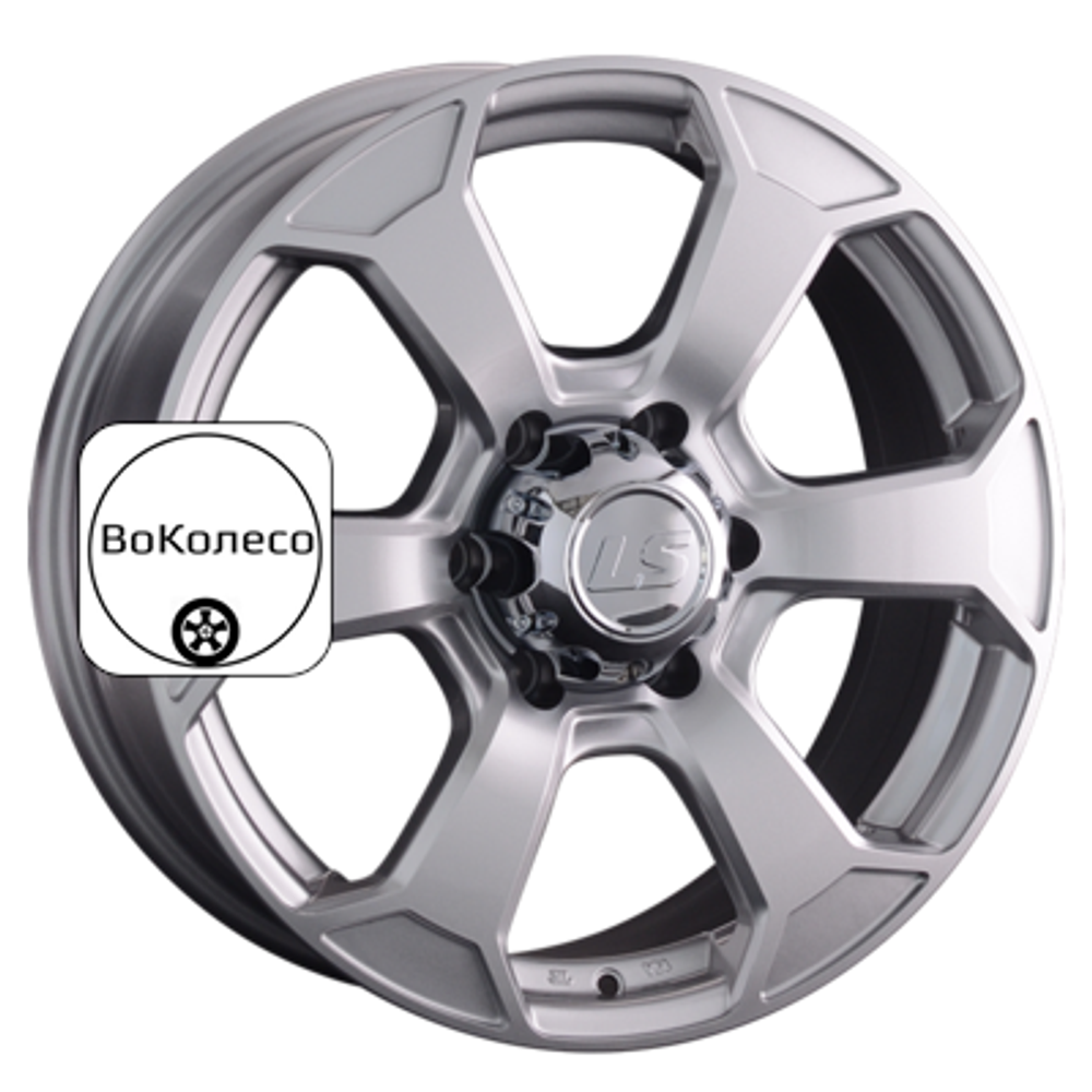 7,5x18/6x139,7 ET36 D100,1 187 Sil (конус, Колпак+лого) LS