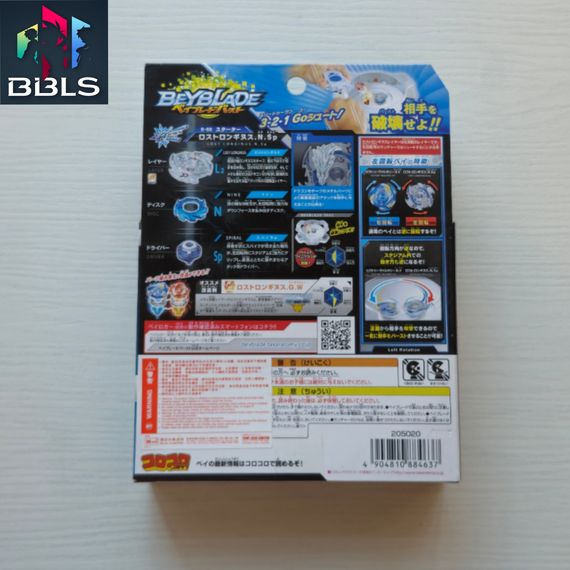 Волчок и лаунчер Lost Longinus Nine Spiral B66 от Takara Tomy