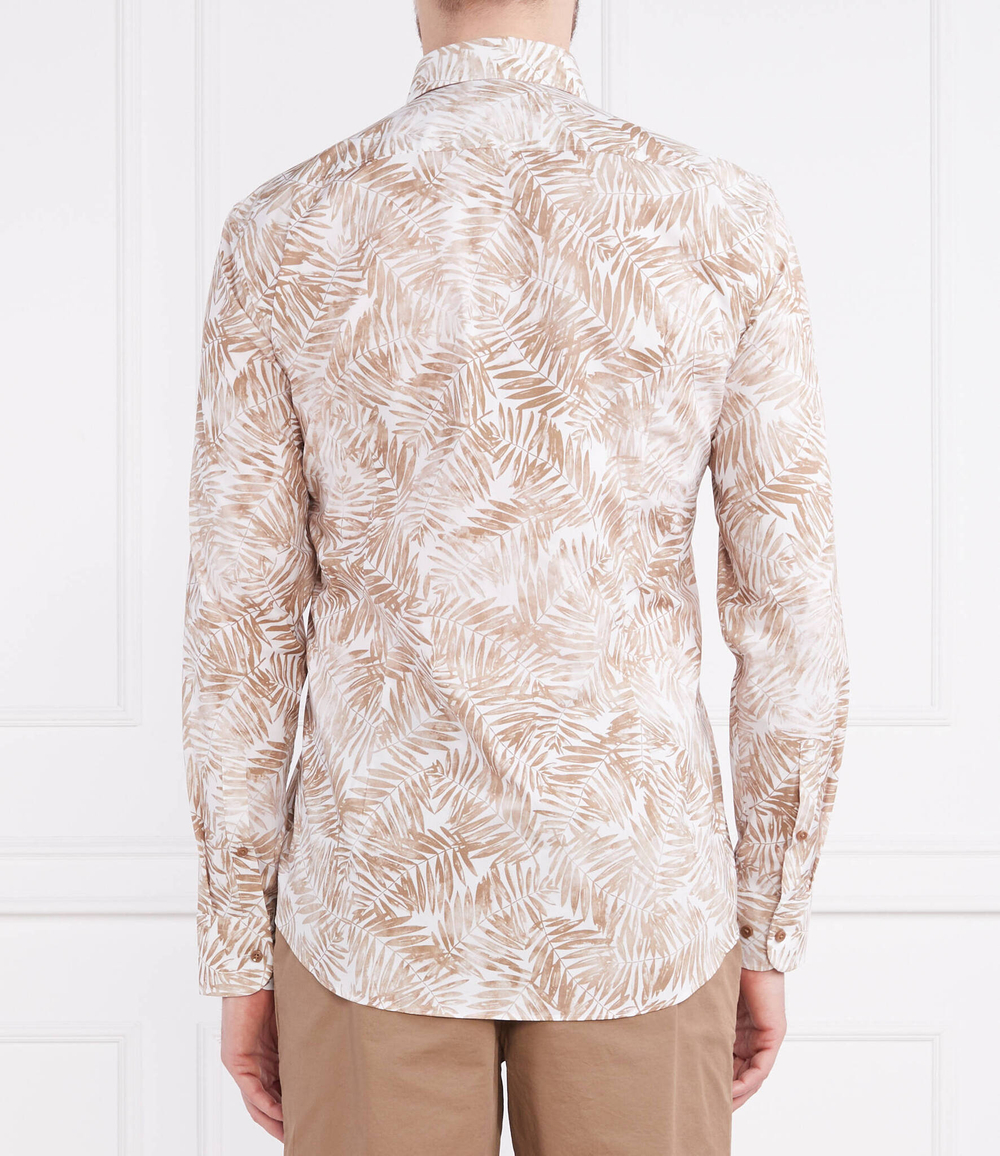 Рубашка H-HANK-kent-C1-214 BOSS BLACK - светло-коричневый(50490034)