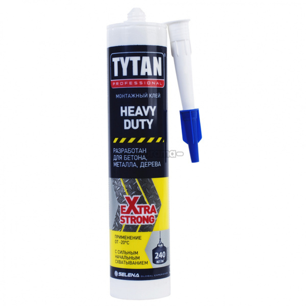 Клей монтажный "Heavy duty" каучуковый бежевый 310мл. "TYTAN PROFESSIONAL"