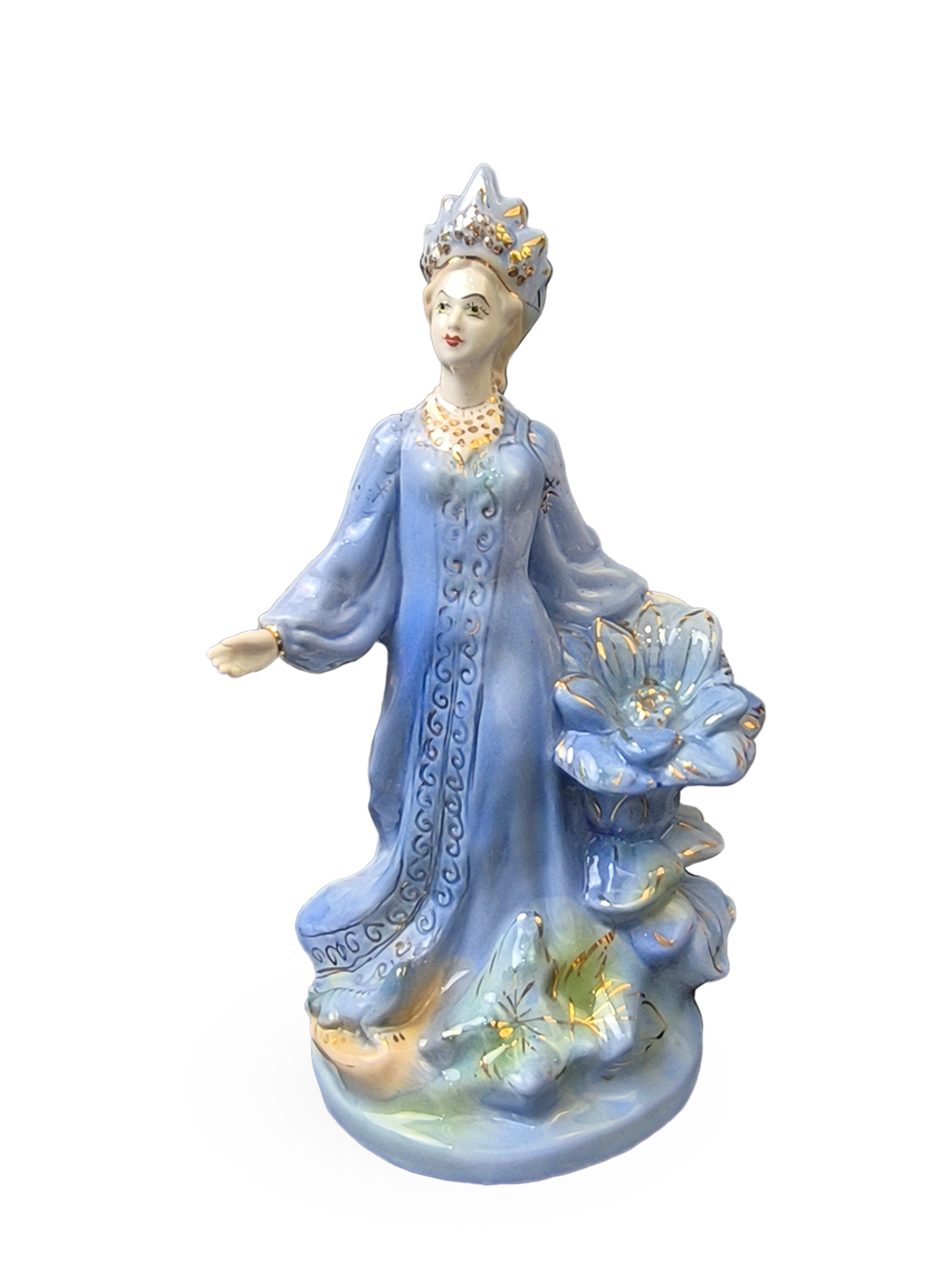 Фарфоровая статуэтка "Хозяйка медной горы" Гжель