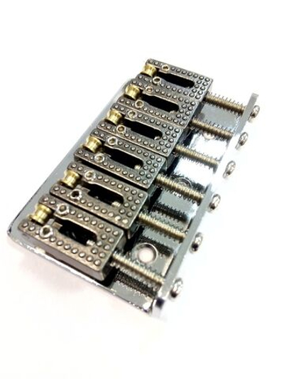 Бридж электрогитары 65 мм хром-черный