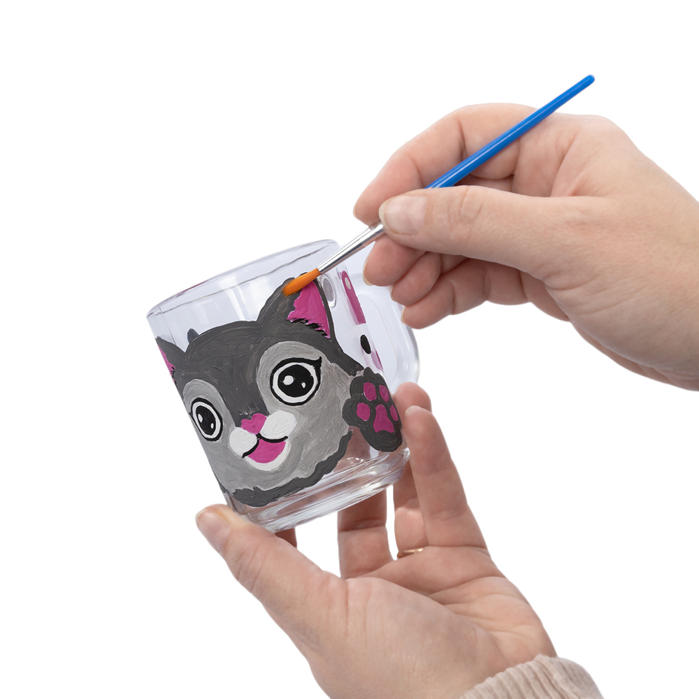 Набор для творчества Кружка под роспись Котик