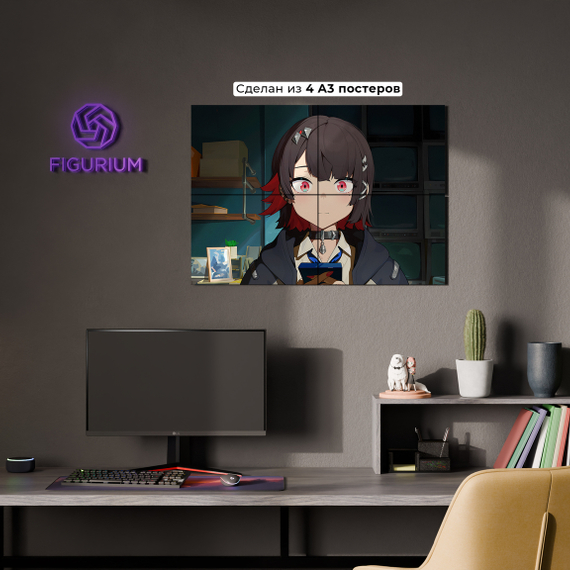 Постер Ellen Joe normal life - Zenless Zone Zero