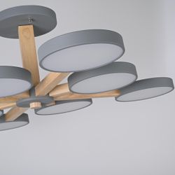 Потолочная Люстра Turna L8 Grey By Imperiumloft